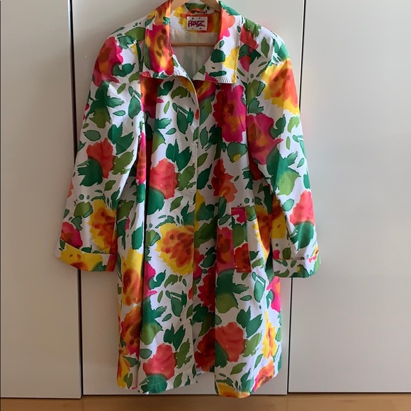 floral spring coat
